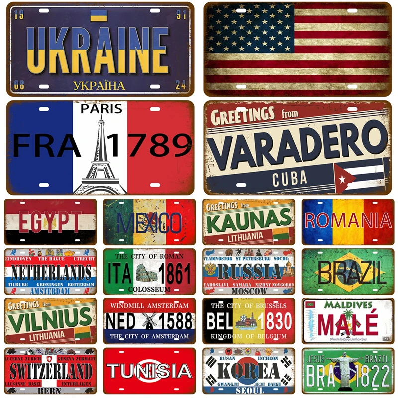 Retro Landmark Country Metal Sign Tinplates Plate Plaque Metal Vintage Tin Sign Home Decor For Man Cave Bar Pub Club Decoration
Retro Landmark Country Metal Sign Tinplates Plate Plaque Metal Vintage Tin Sign Home Decor For Man Cave Bar Pub Club Decoration