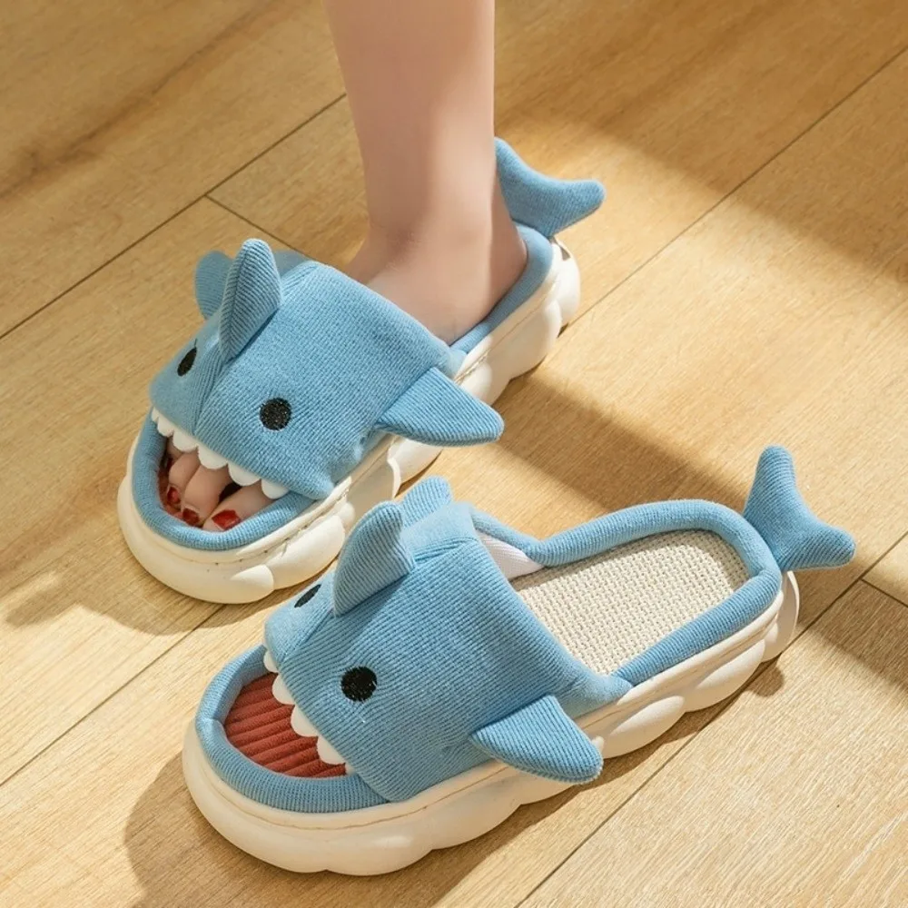 Cloudy Sharks Slipper Linen Shark Plush Slippers Winter Shoes Animals Winter Fluffy Slippers Soft Funny Warm Fur Slippers Adults
Cloudy Sharks Slipper Linen Shark Plush Slippers Winter Shoes Animals Winter Fluffy Slippers Soft Funny Warm Fur Slippers Adults