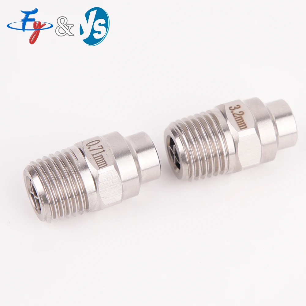 1/4" BSPT MEG Straight Nozzle - High-Pressure Solid Stream/0° Cone Spray for Industrial Cleaning & Washing
1/4" BSPT MEG Straight Nozzle - High-Pressure Solid Stream/0° Cone Spray for Industrial Cleaning & Washing