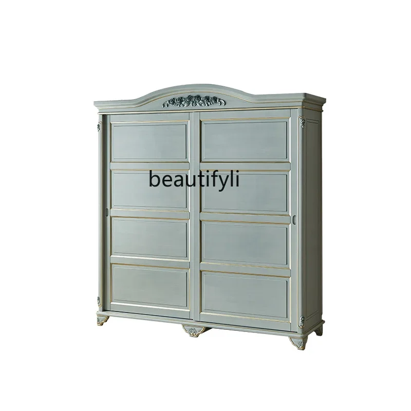 French Entry Lux Wood Carved Two-Door Wardrobe Storage Locker Bedroom Retro DistressedAsmt09
French Entry Lux Wood Carved Two-Door Wardrobe Storage Locker Bedroom Retro DistressedAsmt09