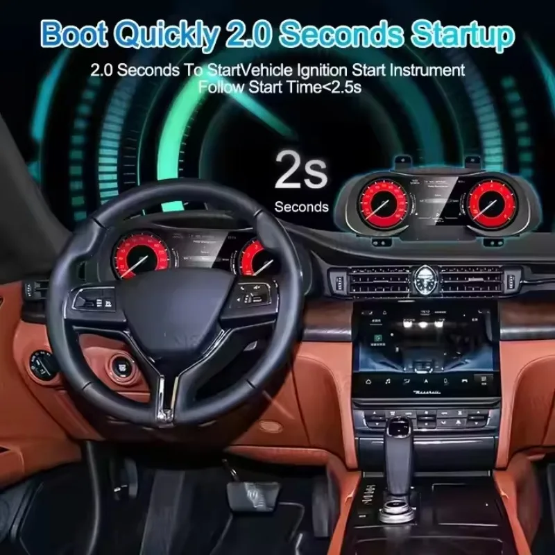 Auto Cockpit For Maserati Ghibli 2014-2020 Car Digital Cluster Auto Speedometer Linux System LCD Dashboard
Auto Cockpit For Maserati Ghibli 2014-2020 Car Digital Cluster Auto Speedometer Linux System LCD Dashboard