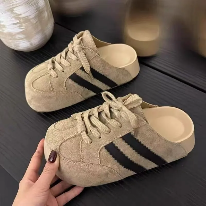 Women's Fashion Slippers Flat Shoes Women Sandals Designer Trendy Round Toe Half Slippers Casual Shoes Soft Soles
Women's Fashion Slippers Flat Shoes Women Sandals Designer Trendy Round Toe Half Slippers Casual Shoes Soft Soles