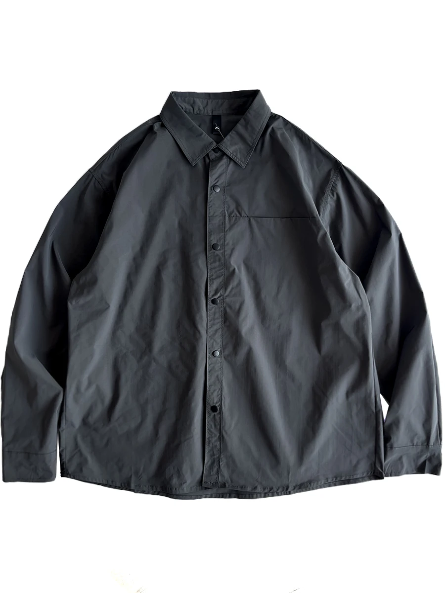 Men's Retro Loose Fit Long Sve irt Outdoor Workwear Qui Dry Collared Outerwear Polyester Fiber Four Seasons Universal
Men's Retro Loose Fit Long Sve irt Outdoor Workwear Qui Dry Collared Outerwear Polyester Fiber Four Seasons Universal