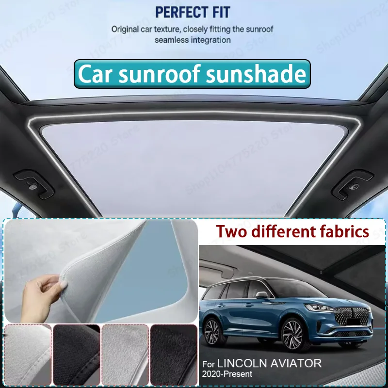 For LINCOLN AVIATOR 2020-2026 Car Sunroof Sunshade Heat Insulation UV Protection Electrostatic Suede Skylight Cover
For LINCOLN AVIATOR 2020-2026 Car Sunroof Sunshade Heat Insulation UV Protection Electrostatic Suede Skylight Cover