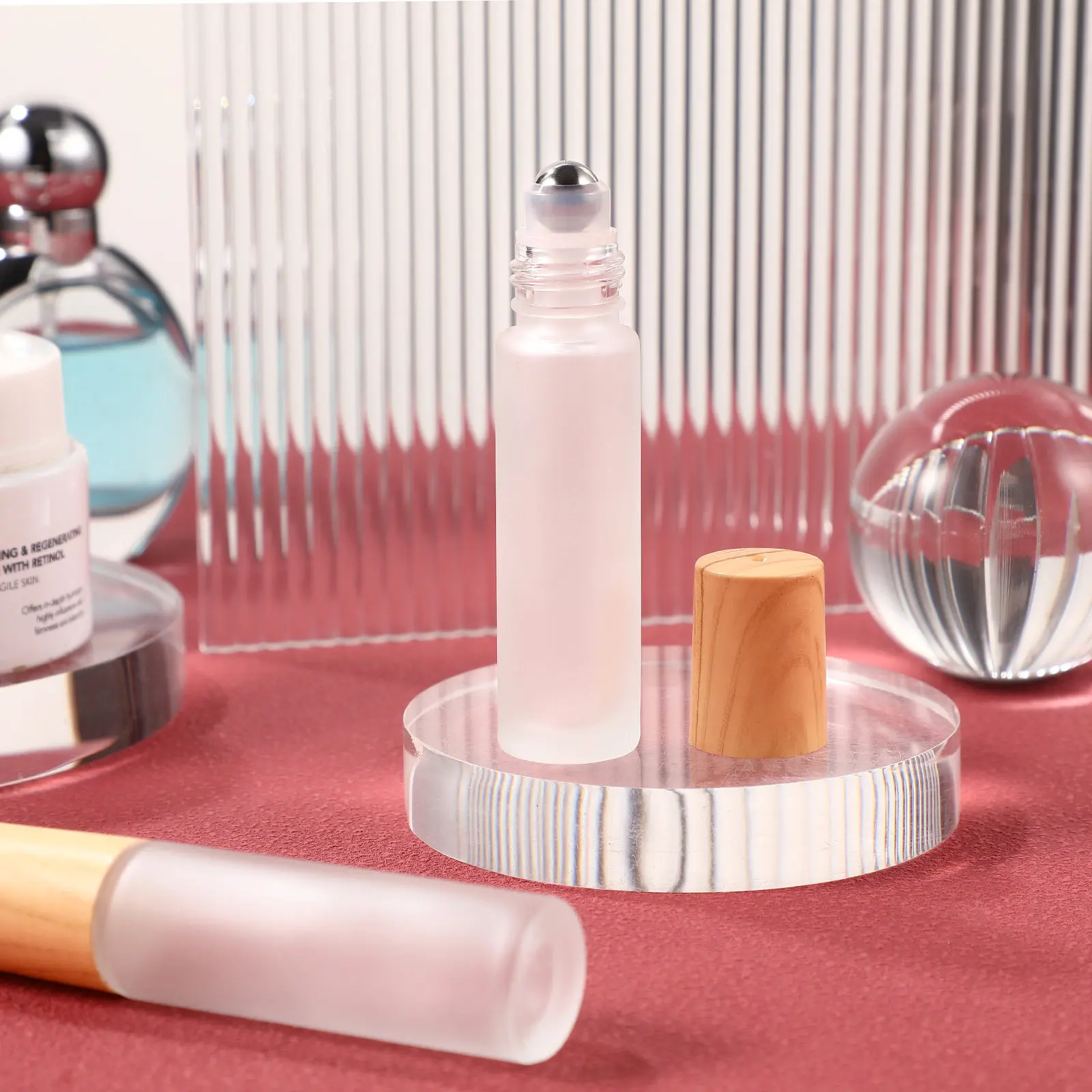 3Pcs Refillable Essential Oil Roller Bottles 10Ml Leakproof Glass Rollerball Bottles for Travel Perfume and Aromatherapy
3Pcs Refillable Essential Oil Roller Bottles 10Ml Leakproof Glass Rollerball Bottles for Travel Perfume and Aromatherapy