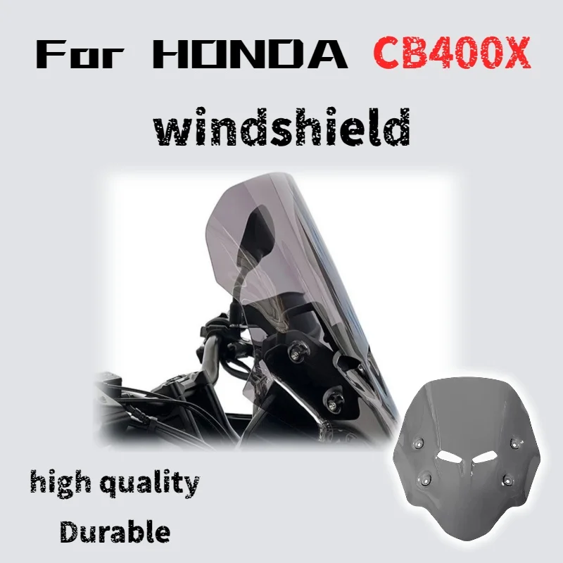 For Honda CB400X modification: heightened windshield motorcycle parts
For Honda CB400X modification: heightened windshield motorcycle parts