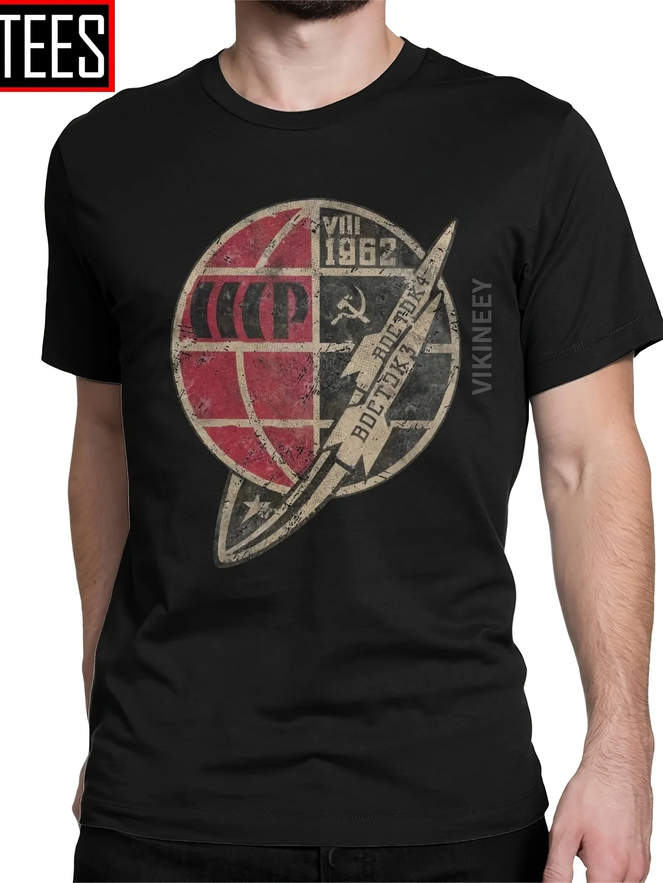 Vintage 1962 CCCP Soviet Union Space Program T-Shirt 100% Cotton O-Neck Short Sleeve Summer Casual Mens T-shirt Streetwear
Vintage 1962 CCCP Soviet Union Space Program T-Shirt 100% Cotton O-Neck Short Sleeve Summer Casual Mens T-shirt Streetwear