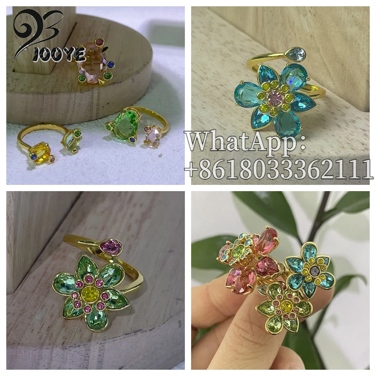 Original High Quality Rings 2025 New Trend Charm Luxury Colorful Flower Shining Crystal Fashion Ring for Women Romantic Gift
Original High Quality Rings 2025 New Trend Charm Luxury Colorful Flower Shining Crystal Fashion Ring for Women Romantic Gift