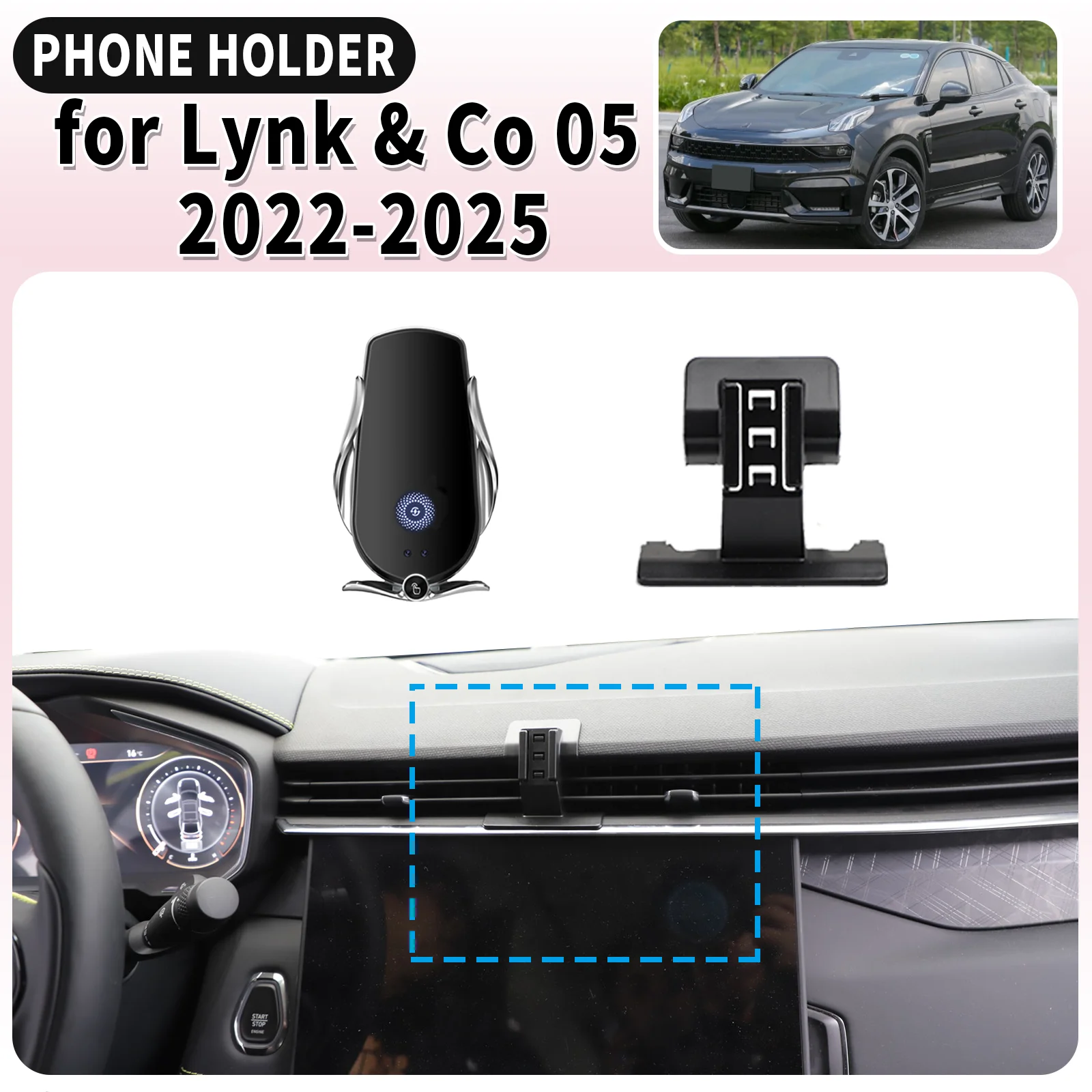fit for Lynk & Co 05 2022 2023 2024 2025 Screen Base Mount Phone Holder Dedicated Clip-On Navigation Bracket Car accessoires
fit for Lynk & Co 05 2022 2023 2024 2025 Screen Base Mount Phone Holder Dedicated Clip-On Navigation Bracket Car accessoires