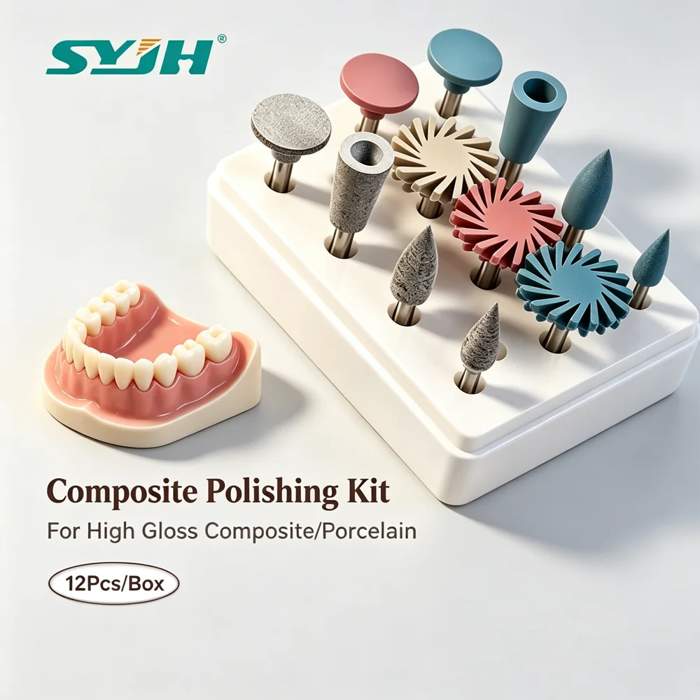 SYJH 60Pcs/5Box Dental Silicone Polishing Kit Rubber Grinding Heads RA 2.35mm Teeth Whitening Low Speed Handpiece Dentist Tool
SYJH 60Pcs/5Box Dental Silicone Polishing Kit Rubber Grinding Heads RA 2.35mm Teeth Whitening Low Speed Handpiece Dentist Tool
