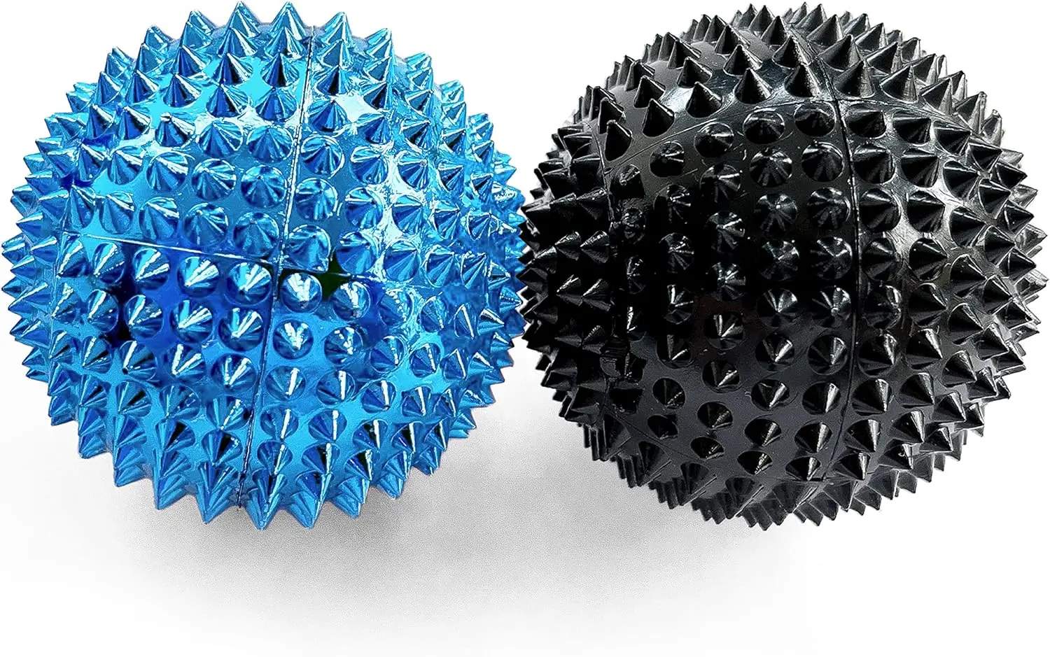 2x Spiky Stress Relief Balls, 2in Magnetic Massage Balls for Relaxation, Focus & Mobility (Black/Blue)
2x Spiky Stress Relief Balls, 2in Magnetic Massage Balls for Relaxation, Focus & Mobility (Black/Blue)