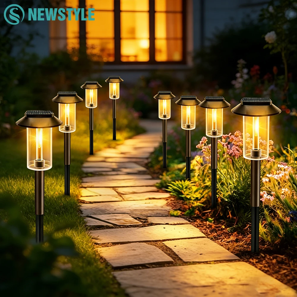 4/8PCS Solar Pathway Lights IP65 Waterproof Auto On/Off Solar Powered Landscape Lighting Outdoor Decor Lamp for Garden Yard Lawn
4/8PCS Solar Pathway Lights IP65 Waterproof Auto On/Off Solar Powered Landscape Lighting Outdoor Decor Lamp for Garden Yard Lawn
