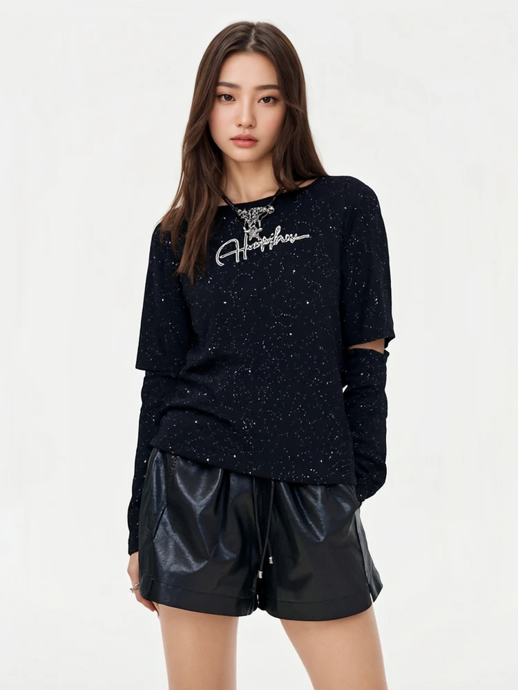 BW Lazy Sle Long Sve round Ne T-irt ort Cut Women's Slim Fit Base irt Bla Cotton Polyester Blend Printed Top
BW Lazy Sle Long Sve round Ne T-irt ort Cut Women's Slim Fit Base irt Bla Cotton Polyester Blend Printed Top