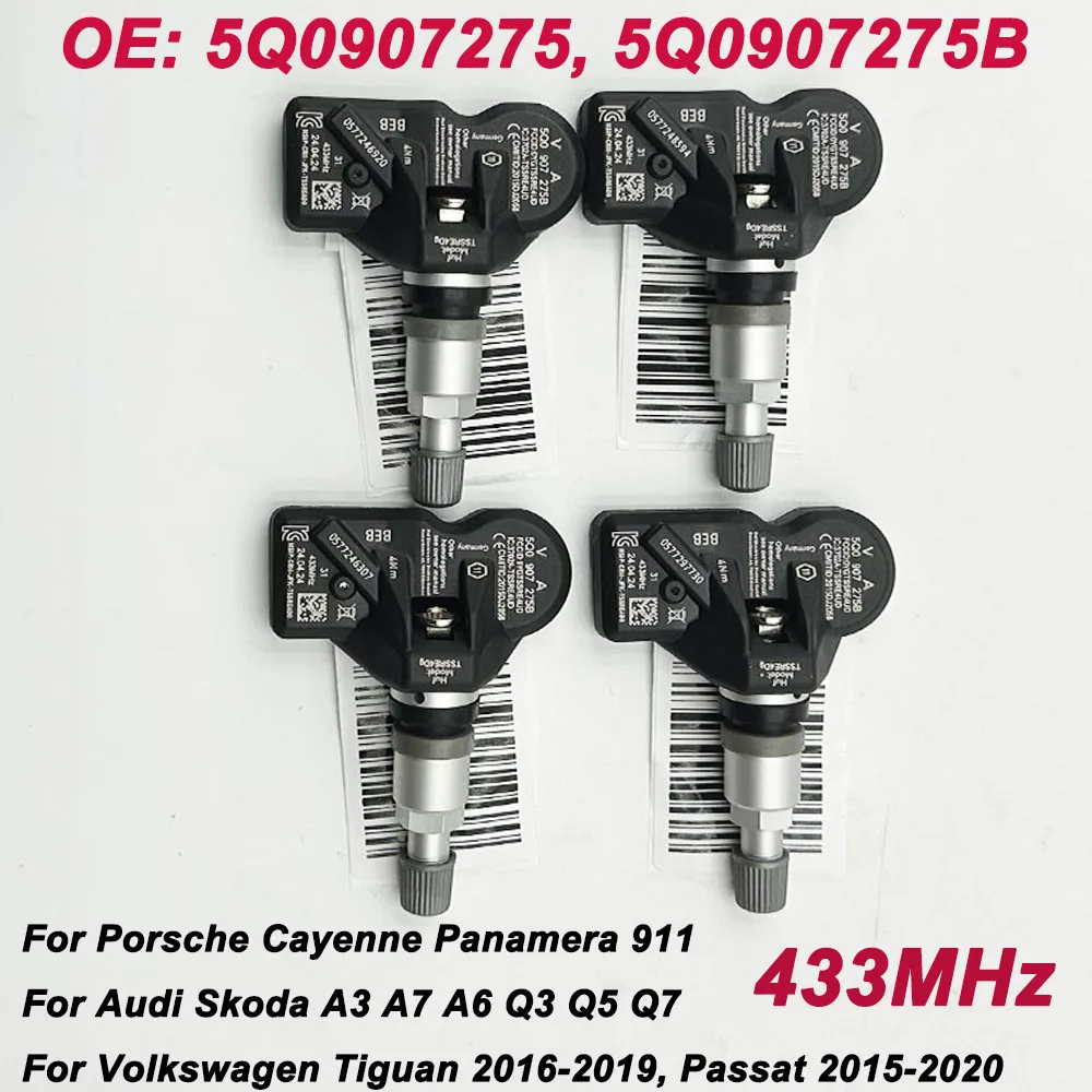 433 МГц TPMS 5Q0907275B 5Q0907275 для Audi Skoda A3 A7 A6 Porsche 718 911 Cayenne VW Tiguan Passat Beetle датчик давления в шинах
433 МГц TPMS 5Q0907275B 5Q0907275 для Audi Skoda A3 A7 A6 Porsche 718 911 Cayenne VW Tiguan Passat Beetle датчик давления в шинах