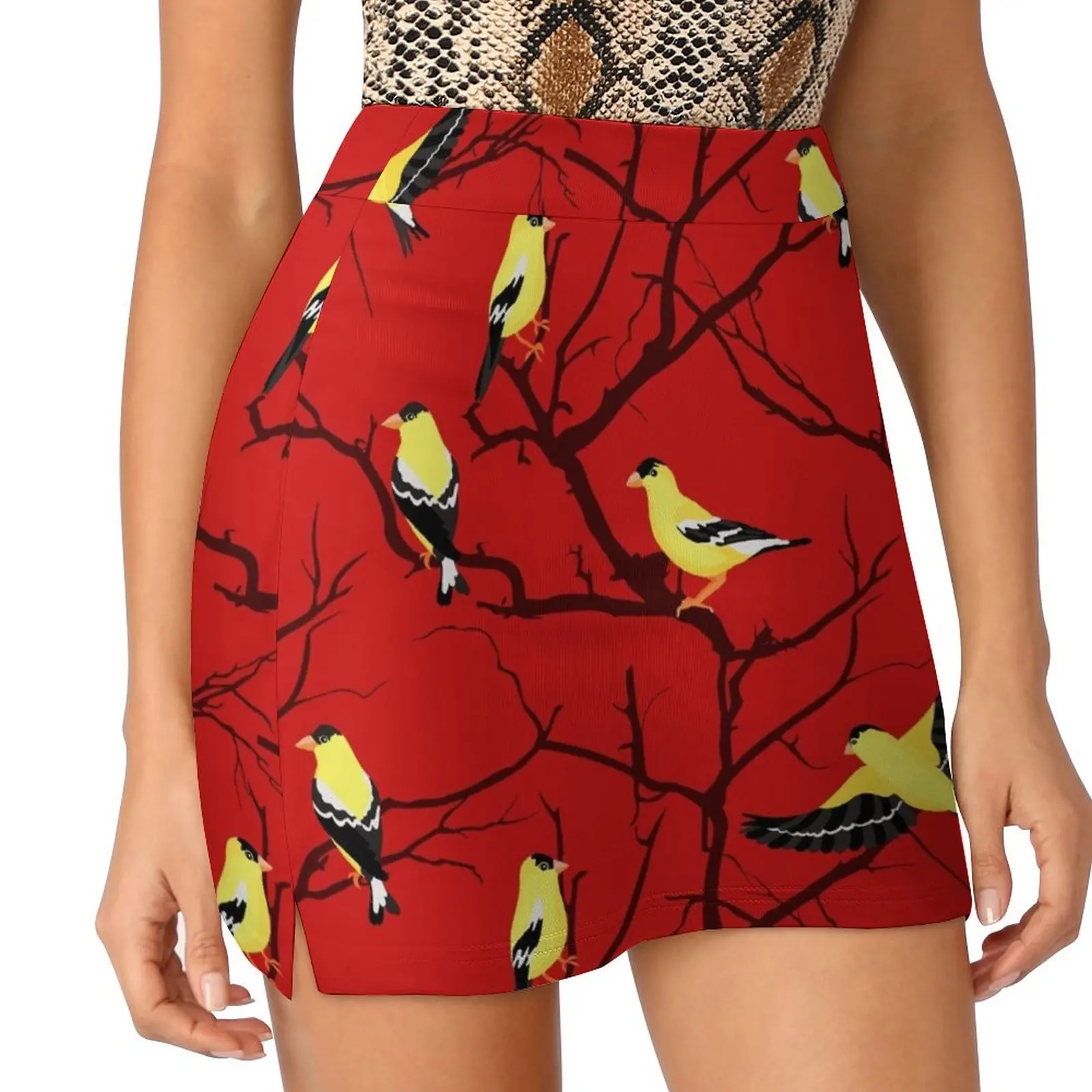 Мини-юбка Goldfinches среди веток, Корейская юбка, женская одежда, юбки
Мини-юбка Goldfinches среди веток, Корейская юбка, женская одежда, юбки