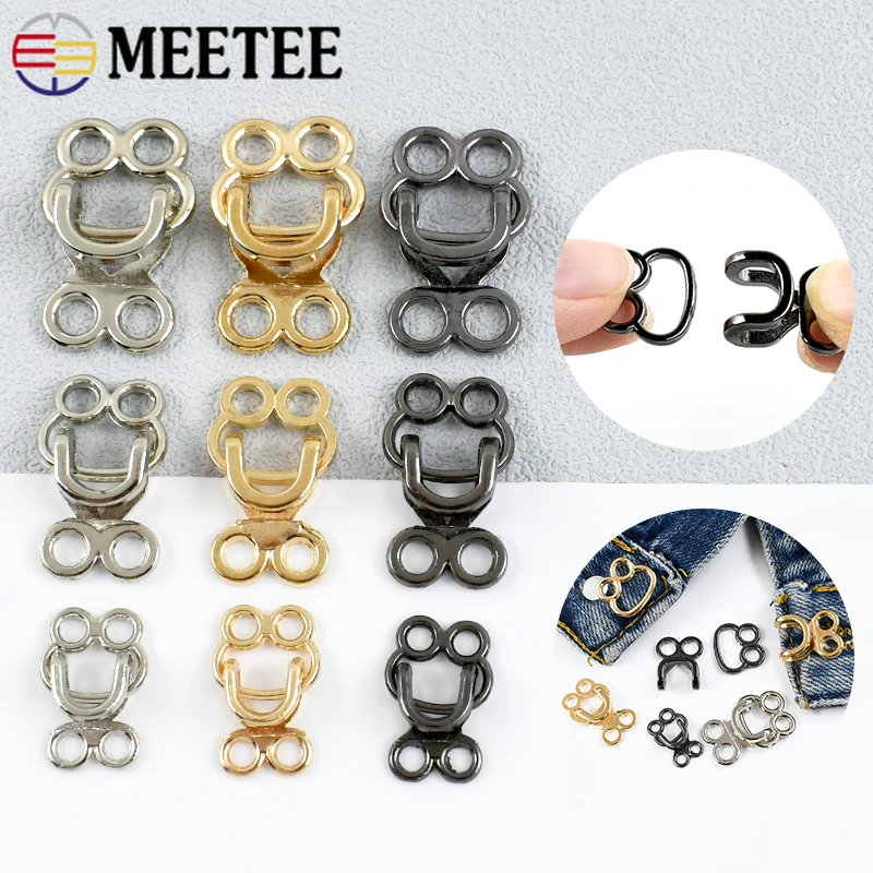 10/50Pcs 18/23/27mm Metal Buckles Invisible Bra Underwear Hook Garment Pants Trousers Skirts Button Decor DIY Sewing Accessories
10/50Pcs 18/23/27mm Metal Buckles Invisible Bra Underwear Hook Garment Pants Trousers Skirts Button Decor DIY Sewing Accessories