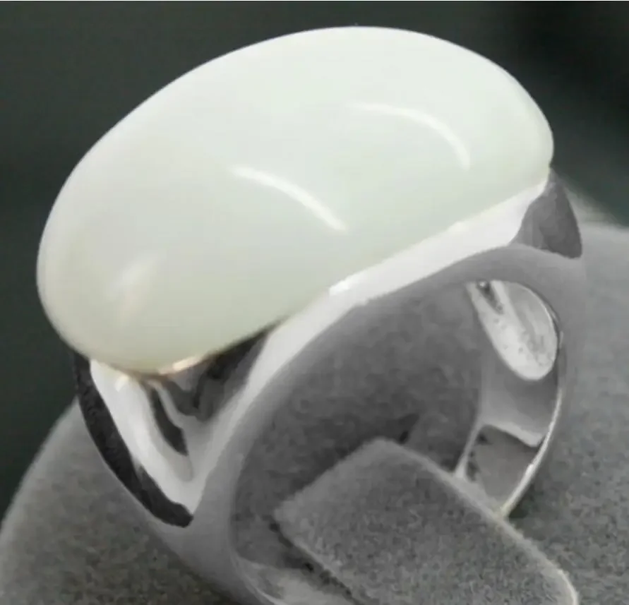 Fashion jewelry brinco wedding Natural stone men rings 15X21MM Genuine White Opal Bead & Marcasite 925 Sterling S
Fashion jewelry brinco wedding Natural stone men rings 15X21MM Genuine White Opal Bead & Marcasite 925 Sterling S