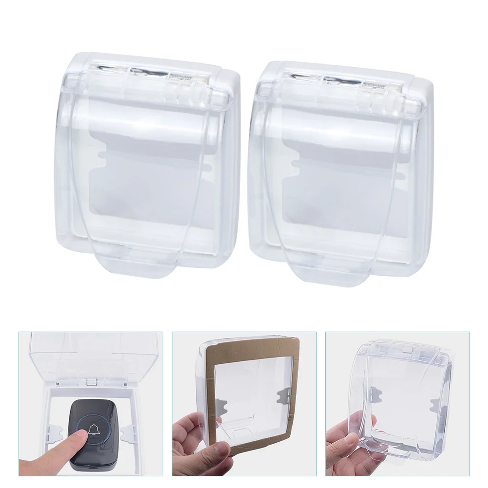 2 Pcs Doorbell Waterproof Cover Weatherproof Splashproof Abs Plastic Outdoor Protector Box for Door Viewer Chime Dustproof Long
2 Pcs Doorbell Waterproof Cover Weatherproof Splashproof Abs Plastic Outdoor Protector Box for Door Viewer Chime Dustproof Long