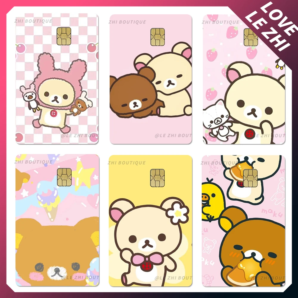 Japan Anime Cute Cartoon Bear Credit Debit Card Sticker Kawaii Bus Pass Diy Waterproof Small Chip Film Sticker Decoration
Japan Anime Cute Cartoon Bear Credit Debit Card Sticker Kawaii Bus Pass Diy Waterproof Small Chip Film Sticker Decoration