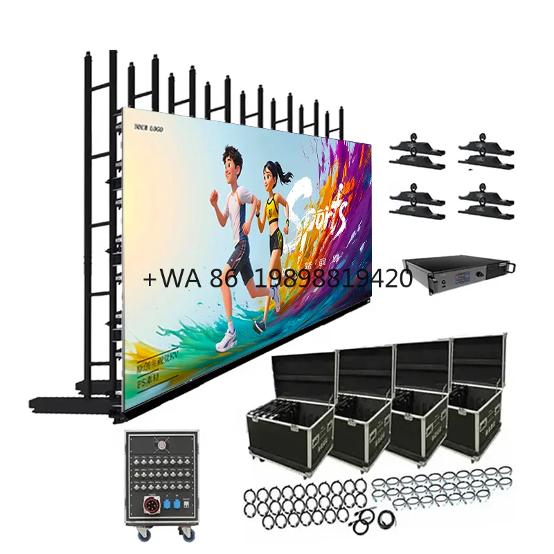 P2.6 P2.976 P3.91 500x500 500x1000mm LED Rental Stage Video Wall Giant Outdoor Display
P2.6 P2.976 P3.91 500x500 500x1000mm LED Rental Stage Video Wall Giant Outdoor Display