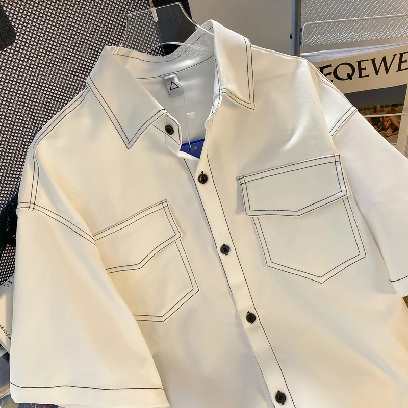 Retro Hong Kong Sle Men's ort Sve Casual irt Loose Fit Trendy Brand Summer 2024 New Design f Sve irt
Retro Hong Kong Sle Men's ort Sve Casual irt Loose Fit Trendy Brand Summer 2024 New Design f Sve irt
