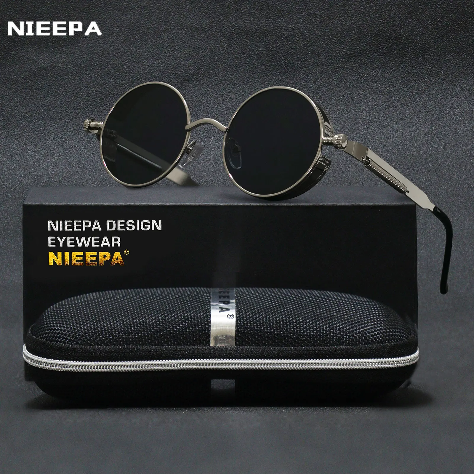 Круглые металлические поляризационные солнцезащитные очки премиум-класса в стиле стимпанк, унисекс, винтажные готические линзы UV400, дорожные солнцезащитные очки для пляжа и вождения для женщин и мужчин
Круглые металлические поляризационные солнцезащитные очки премиум-класса в стиле стимпанк, унисекс, винтажные готические линзы UV400, дорожные солнцезащитные очки для пляжа и вождения для женщин и мужчин