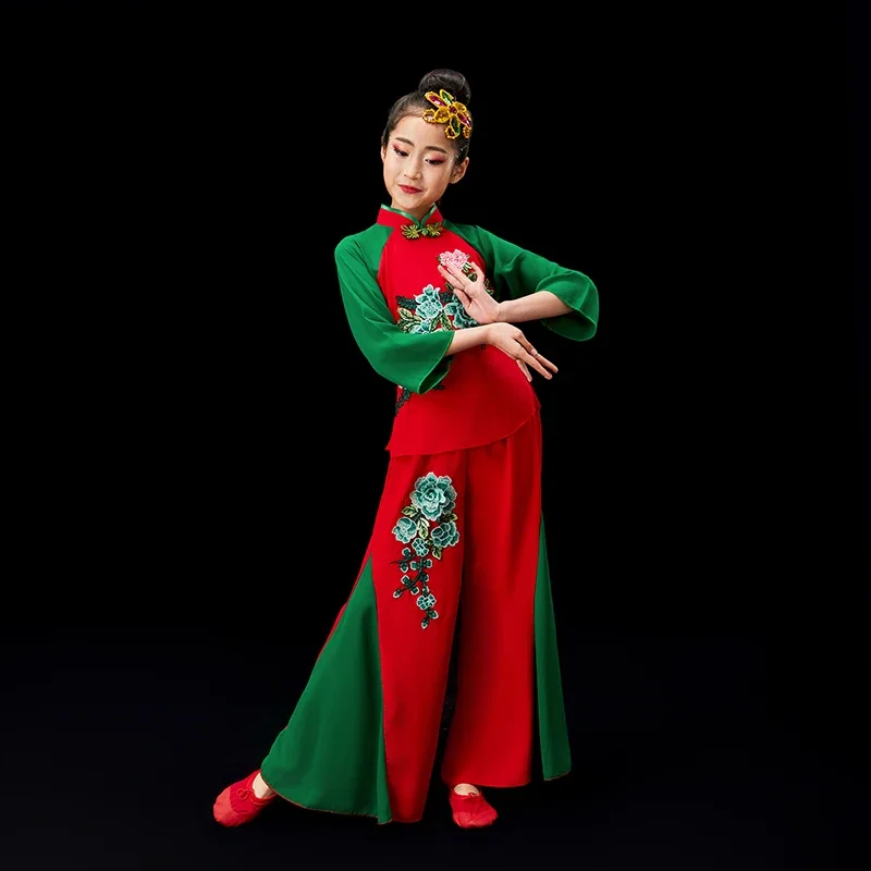 National Stage Performance Suit Chinese Classical Dance Costume Girls Yangko ClothingTradition Hanfu Ancient Modern Dance
National Stage Performance Suit Chinese Classical Dance Costume Girls Yangko ClothingTradition Hanfu Ancient Modern Dance