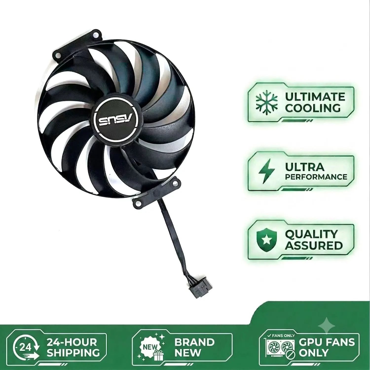 Cooling fan for ASUS RTX 3050 3060 PHOENIX graphics card 6PIN T129215SU CF1010U12D GPU fan
Cooling fan for ASUS RTX 3050 3060 PHOENIX graphics card 6PIN T129215SU CF1010U12D GPU fan