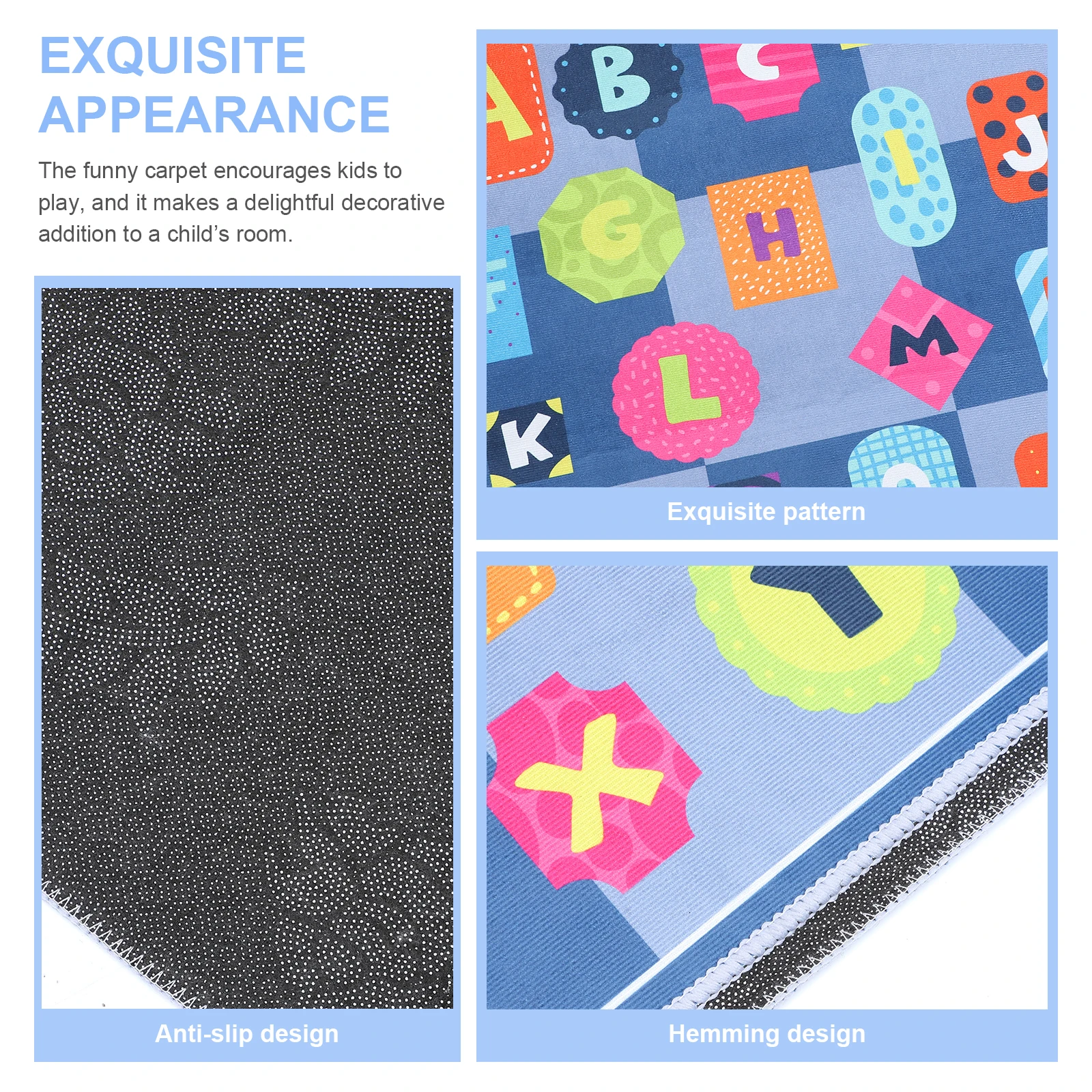 1Pc High Quality Polyester Game Carpet Kid Room Decorative Addition Funny Play Mat For Nursery Bedroom
1Pc High Quality Polyester Game Carpet Kid Room Decorative Addition Funny Play Mat For Nursery Bedroom