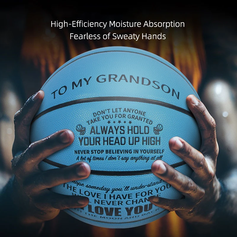 SALYWEE Gift Basketball, Premium PU, Moisture-Wicking, Inscribed Sentimental Message, Ideal for Indoor and Outdoor Players
SALYWEE Gift Basketball, Premium PU, Moisture-Wicking, Inscribed Sentimental Message, Ideal for Indoor and Outdoor Players