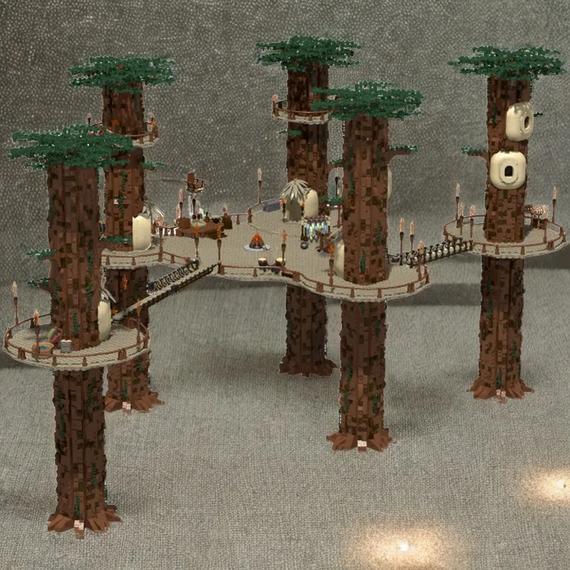 10430PCS Star Battle MOC UCCS Ewok Village Building Blocks Educational Toy for Kids Creativity Development DIY Birthday Gift
10430PCS Star Battle MOC UCCS Ewok Village Building Blocks Educational Toy for Kids Creativity Development DIY Birthday Gift