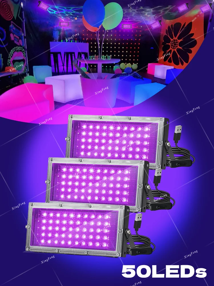 1/2/3 pcs 50LED black light USB powered switch control, suitable for painting art, fluorescent holiday party, room decoration
1/2/3 pcs 50LED black light USB powered switch control, suitable for painting art, fluorescent holiday party, room decoration