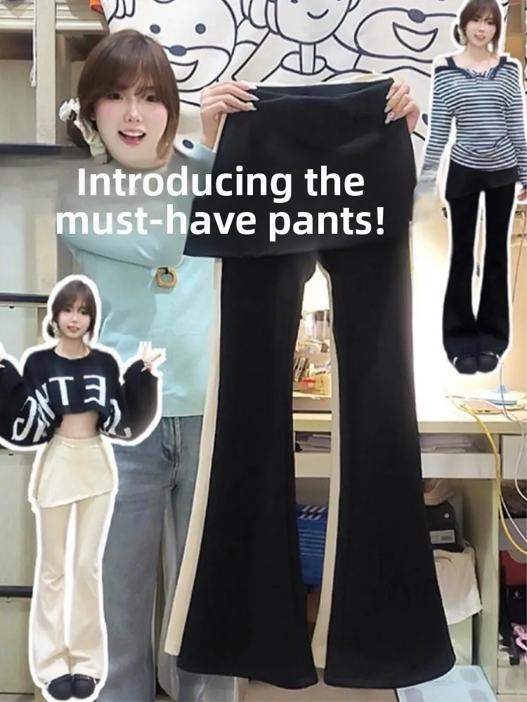 Брюки Bla Bell Bot: Новинка Весна-Осень 2026, Теплые Брюки-Леггинсы с Высокой Талией на Молнии для Повседневной Носки
Брюки Bla Bell Bot: Новинка Весна-Осень 2026, Теплые Брюки-Леггинсы с Высокой Талией на Молнии для Повседневной Носки