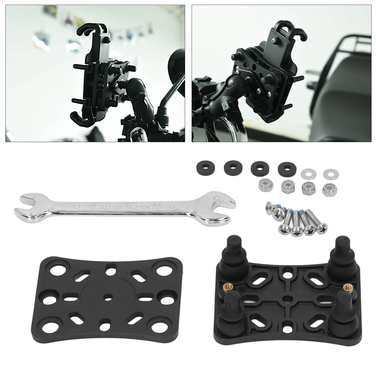 Motorcycle Mobile Phone Holder Shock Absorber Phone Bracket Buffer Black for ATV UTV
Motorcycle Mobile Phone Holder Shock Absorber Phone Bracket Buffer Black for ATV UTV