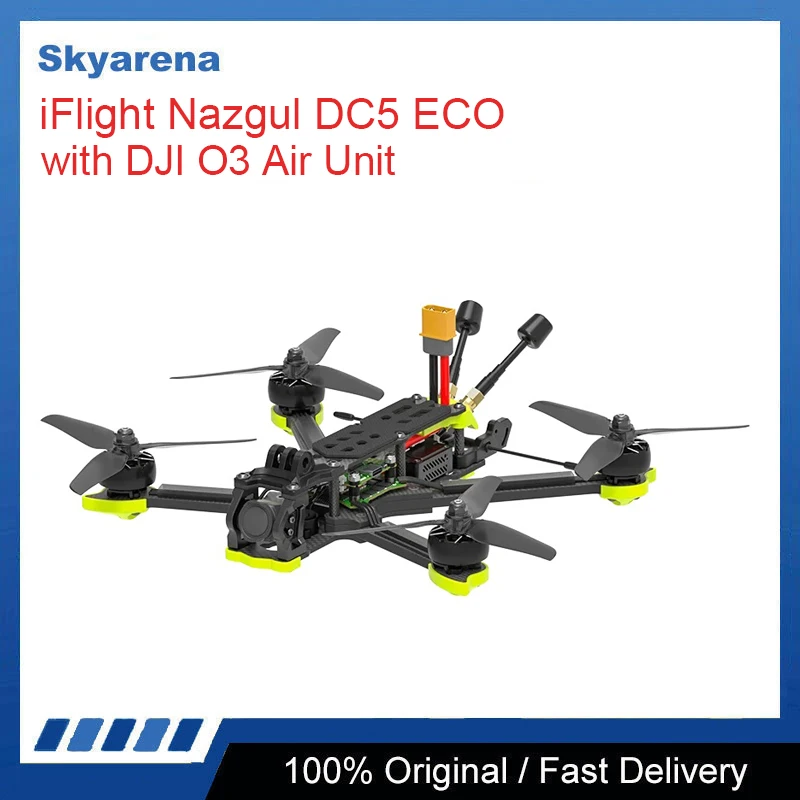 IFlight Nazgul DC5 ECO 6S O3 HD Drone BNF с O3 Air Unit Digital HD System / BLITZ ATF435 E55S Stack для FPV
IFlight Nazgul DC5 ECO 6S O3 HD Drone BNF с O3 Air Unit Digital HD System / BLITZ ATF435 E55S Stack для FPV
