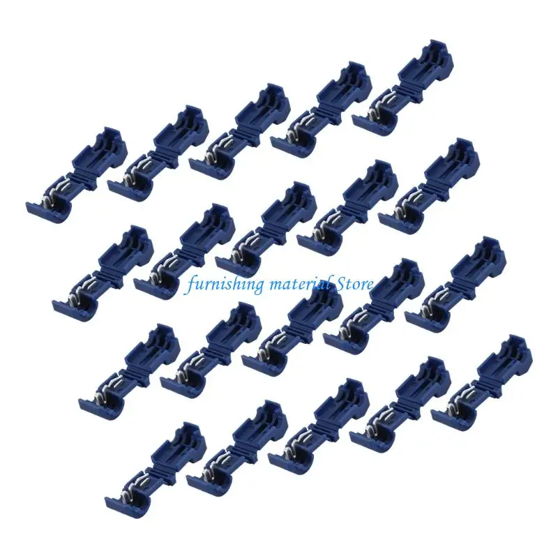 Y5GD 20Pcs T Electrical Cable Connector Splices Lock Wire Terminal Block
Y5GD 20Pcs T Electrical Cable Connector Splices Lock Wire Terminal Block