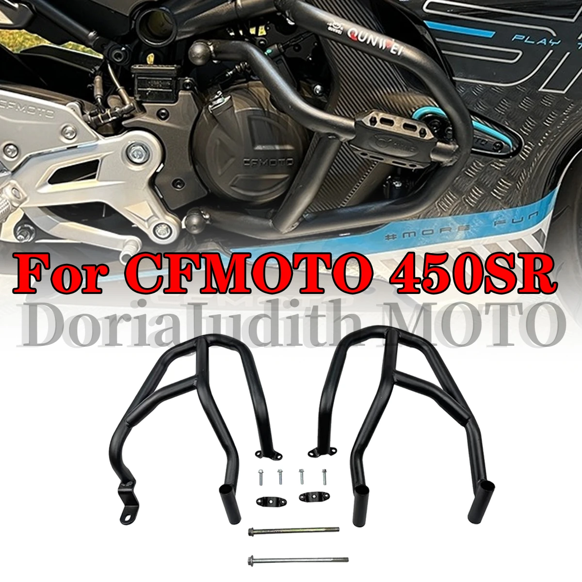 Engine Guard Front/Rear Crash Bar Saddlebag Side Box Bumper Stunt Cage Frame Protector For CFMOTO 450SR 450 SR 2022 2023 2024
Engine Guard Front/Rear Crash Bar Saddlebag Side Box Bumper Stunt Cage Frame Protector For CFMOTO 450SR 450 SR 2022 2023 2024