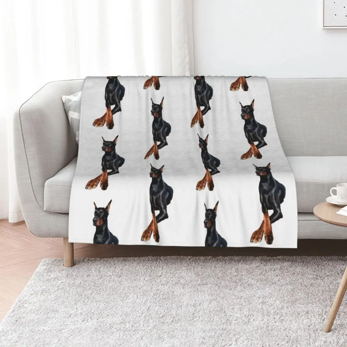 Doberman Dog Dobermann Pinscher Throw Blanket No Pilling Soft Warm Blanket for Bed
Doberman Dog Dobermann Pinscher Throw Blanket No Pilling Soft Warm Blanket for Bed