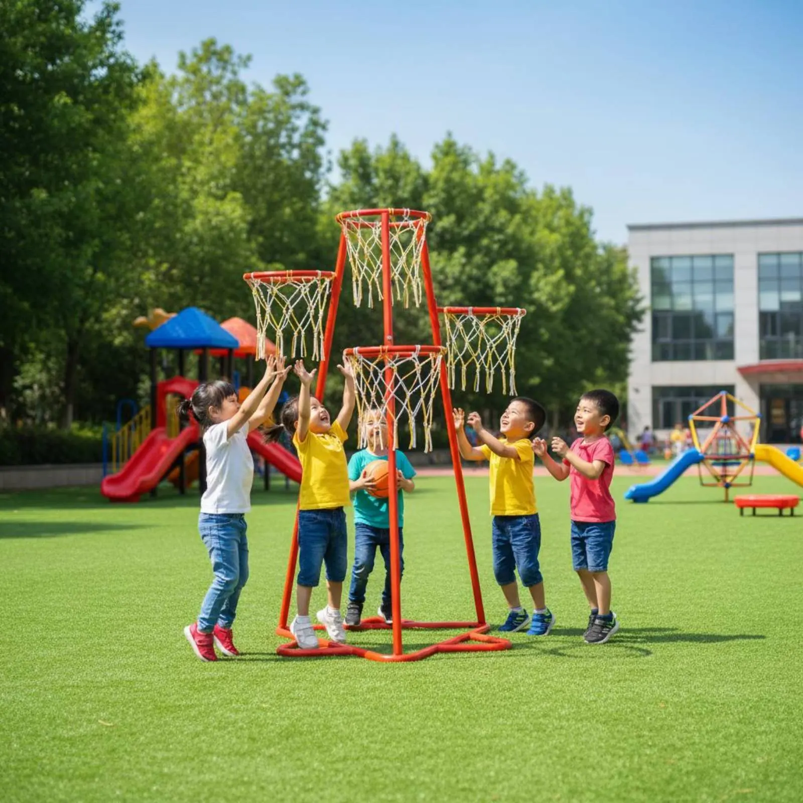 Kids Basketball Hoop Indoor Outdoor Use Multi-Loop Scoring Stand Sports Equipment Safe Rounded Base for Kindergarten
Kids Basketball Hoop Indoor Outdoor Use Multi-Loop Scoring Stand Sports Equipment Safe Rounded Base for Kindergarten