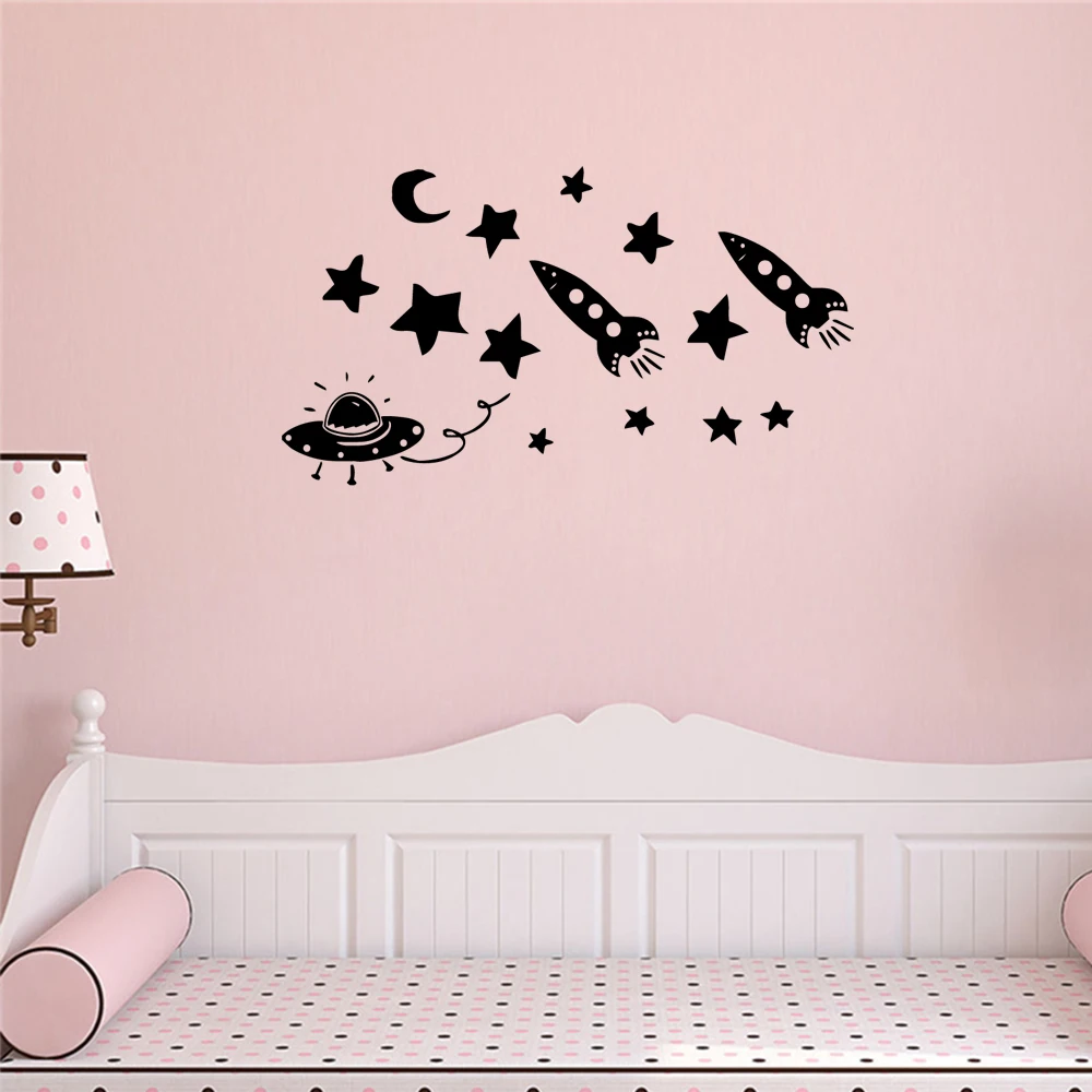 1 pc Ships and rockets surround the stars Decal wallsticker Removable Vinyl Mural Poster For kids room Living Room Waterproof
1 pc Ships and rockets surround the stars Decal wallsticker Removable Vinyl Mural Poster For kids room Living Room Waterproof