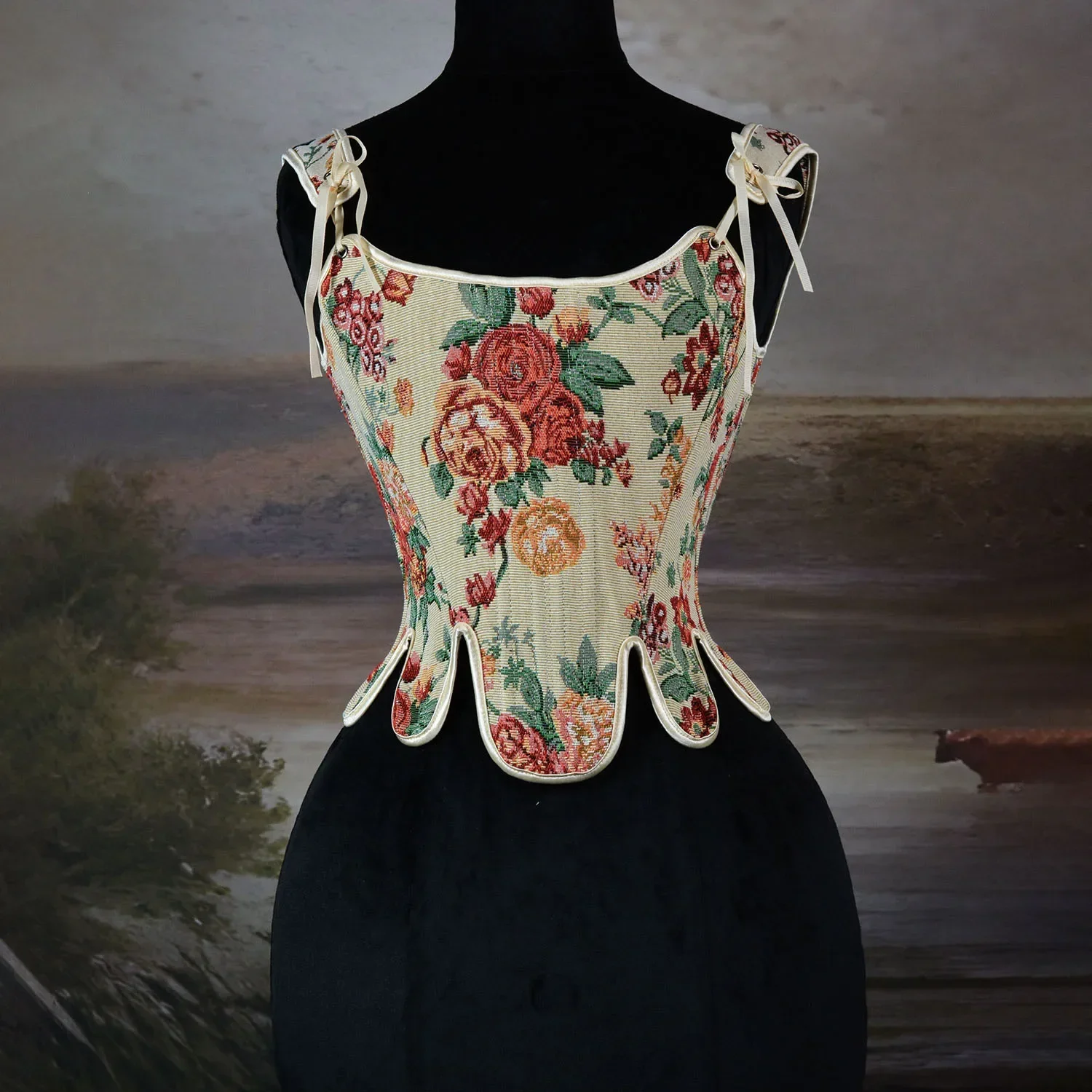 Узкий корсет, укороченный бюстье с лепестками, с завышенной талией, винтажный красный лиф с цветочным принтом, женские топы на шнуровке, формирующие кость
Узкий корсет, укороченный бюстье с лепестками, с завышенной талией, винтажный красный лиф с цветочным принтом, женские топы на шнуровке, формирующие кость