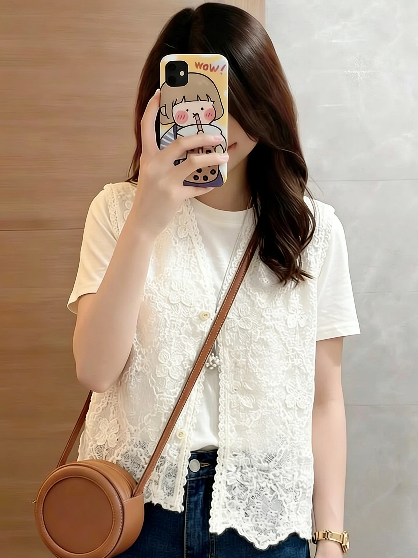 Fashionable Lace Patchwork Vest 2026 New Design Commute Versatile Top Women's Jacket Stylish Outerwear Regular Fit Summer
Fashionable Lace Patchwork Vest 2026 New Design Commute Versatile Top Women's Jacket Stylish Outerwear Regular Fit Summer