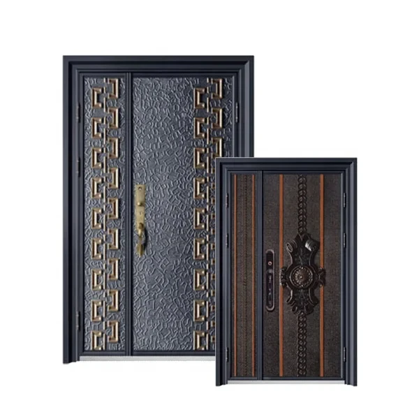 Luxury Front Entry Exterior Residential Metal Doors Cast Aluminum Steel Security Door
Luxury Front Entry Exterior Residential Metal Doors Cast Aluminum Steel Security Door