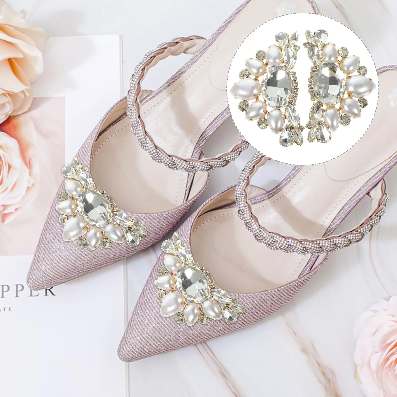 2Pcs Eye-Catching Shoe Clips Portable Use for Weddings Proms and Special Occasions Shoe Clips for Women Decorative
2Pcs Eye-Catching Shoe Clips Portable Use for Weddings Proms and Special Occasions Shoe Clips for Women Decorative