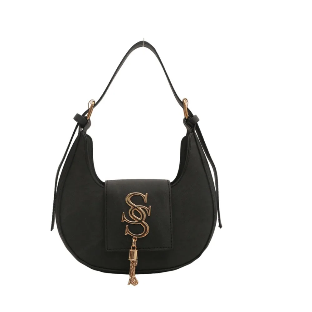 Versatile Korean Style Letters Underarm Bag Handbag PU Leather Shoulder Bag Large Capacity All-match Crescent Bag Travel
Versatile Korean Style Letters Underarm Bag Handbag PU Leather Shoulder Bag Large Capacity All-match Crescent Bag Travel