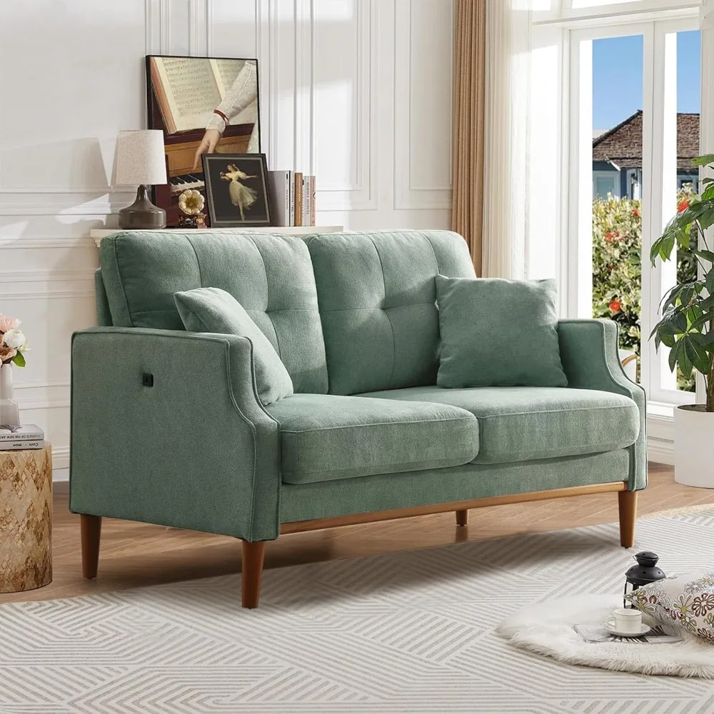 56.7” Loveseat Sofa Couch for Living Room, Small Apartment Sofa for Small Spaces, Multifunctional Rechargeable Sofa, M
56.7” Loveseat Sofa Couch for Living Room, Small Apartment Sofa for Small Spaces, Multifunctional Rechargeable Sofa, M