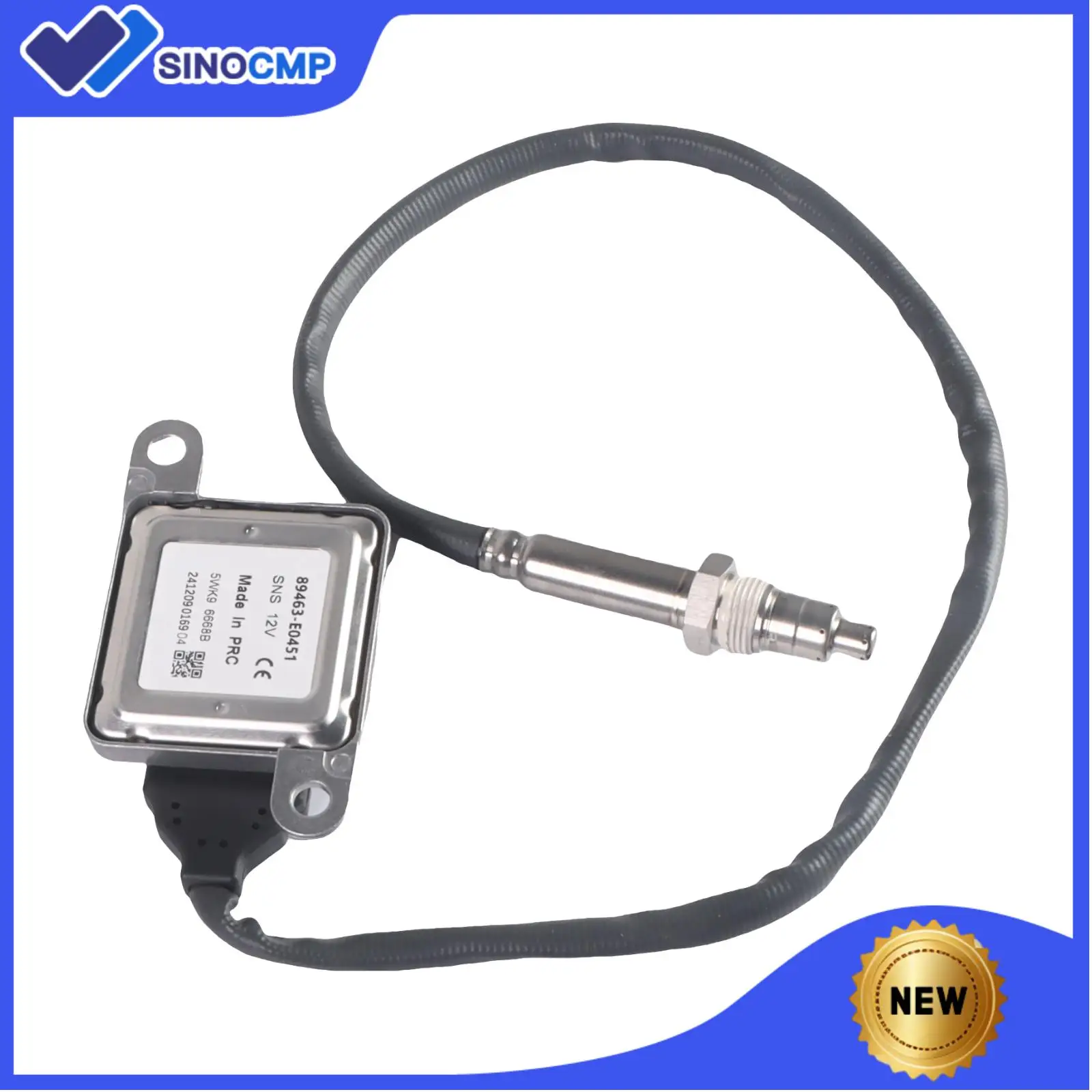 1pc New Nox Sensor Nitrogen Oxide Sensor 89463-E0451 5WK96668B SNS12V For HinoTruck Model 12V High-Quality Direct Replacement
1pc New Nox Sensor Nitrogen Oxide Sensor 89463-E0451 5WK96668B SNS12V For HinoTruck Model 12V High-Quality Direct Replacement