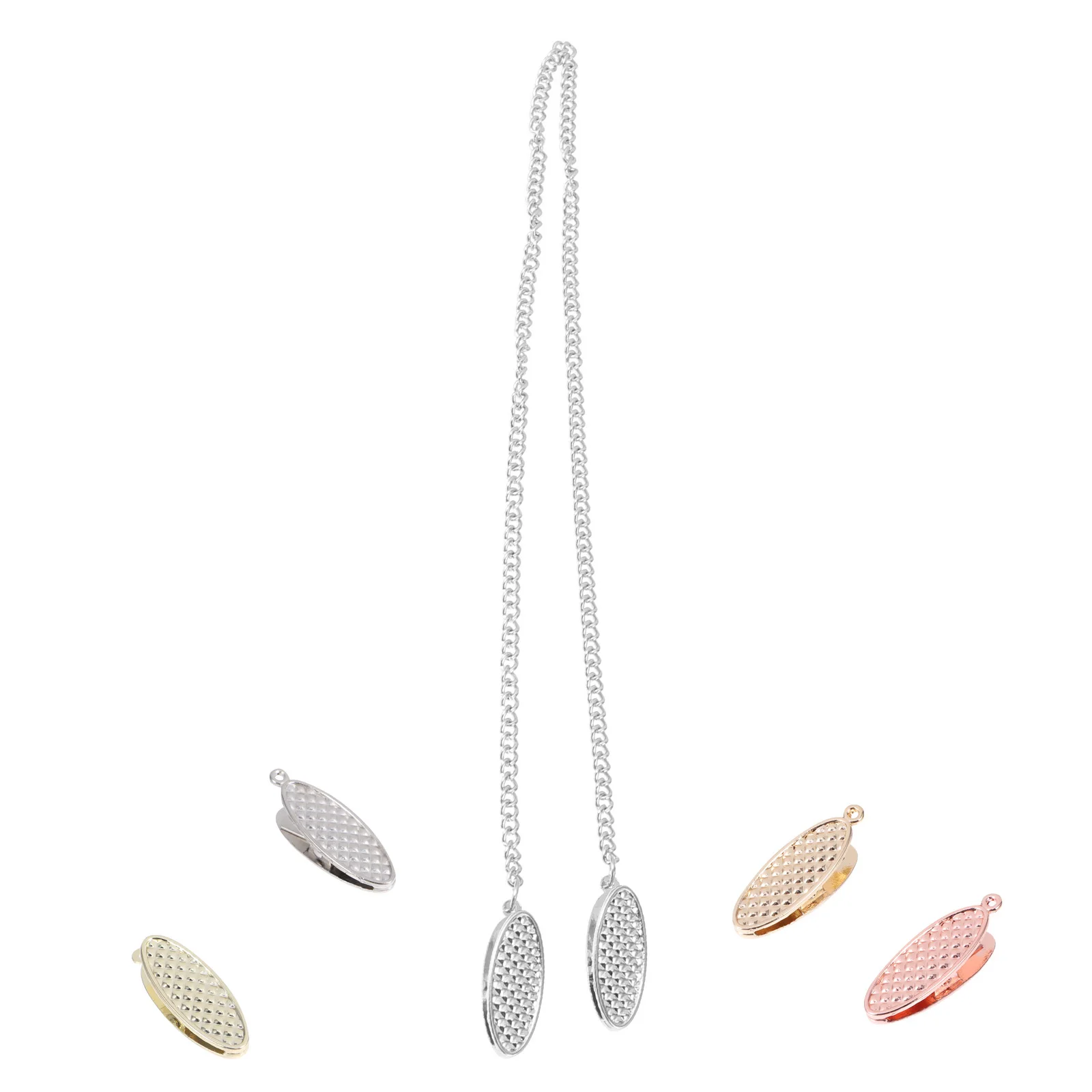 5Pcs Napkin Clips Heavy Duty Metal Clip Holder for Eating Meal Bib Chain Clips Mask Retaining Clip Napkin Chain 
5Pcs Napkin Clips Heavy Duty Metal Clip Holder for Eating Meal Bib Chain Clips Mask Retaining Clip Napkin Chain