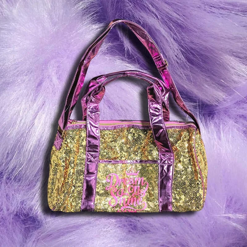 Shiny Sequin Soft Girl Shoulder Bag for Travel Fitness Trendy American Spicy Y2K Crossbody Bag Sweet Cool Style Nylon Material
Shiny Sequin Soft Girl Shoulder Bag for Travel Fitness Trendy American Spicy Y2K Crossbody Bag Sweet Cool Style Nylon Material