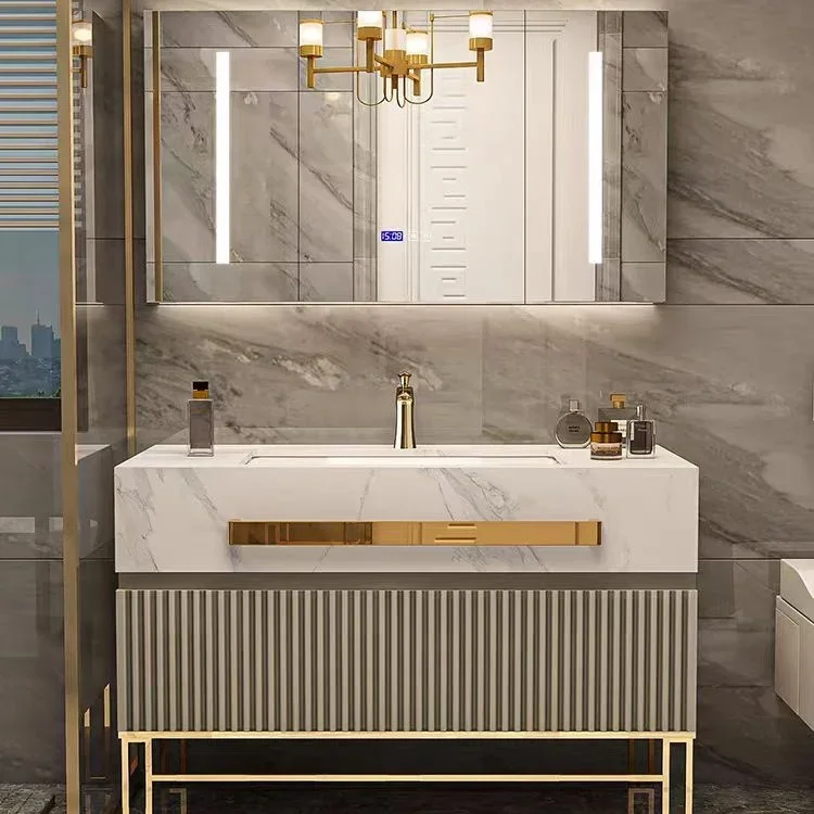 # # Производитель Роскошный дизайн Напольный шкаф для ванной комнаты из массива дерева с ручкой золотого цвета и светодиодным зеркалом Туалетный столик для ванной комнаты #
# # Производитель Роскошный дизайн Напольный шкаф для ванной комнаты из массива дерева с ручкой золотого цвета и светодиодным зеркалом Туалетный столик для ванной комнаты #